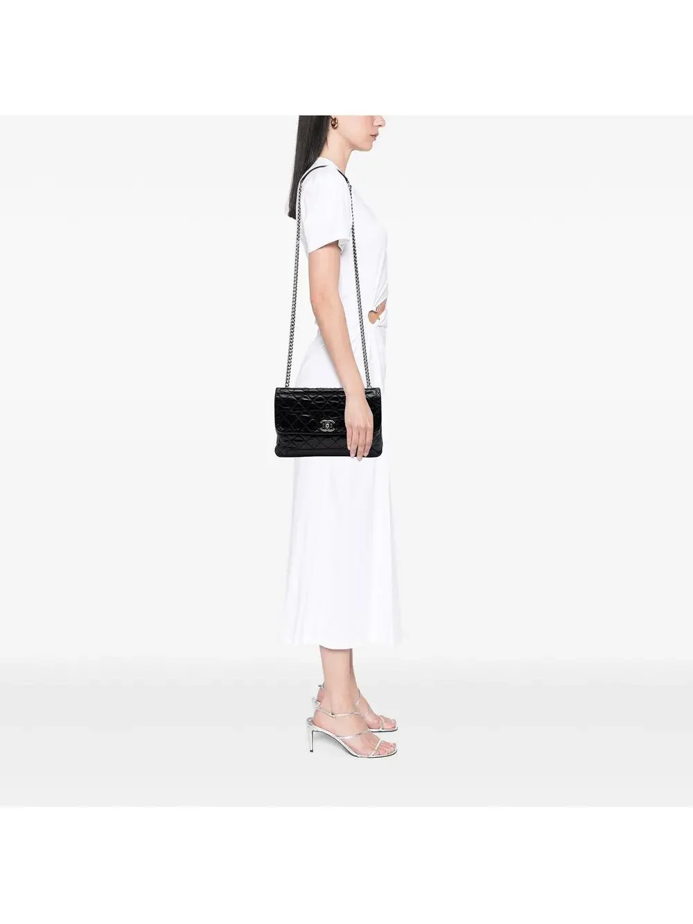 Chanel Aged Chain Compartment Messenger #287648C42B